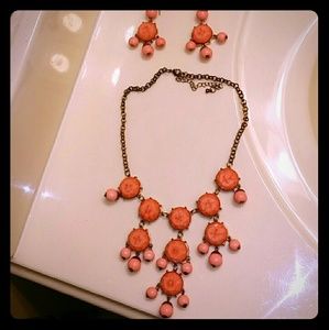 Bubble necklace and earring set!