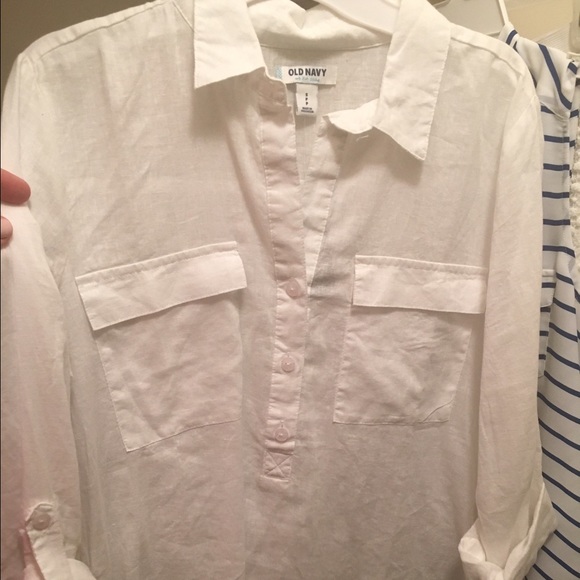 White linen tunic