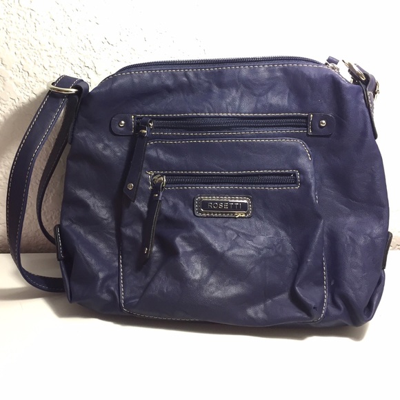Rosetti Blue Pleather Purse