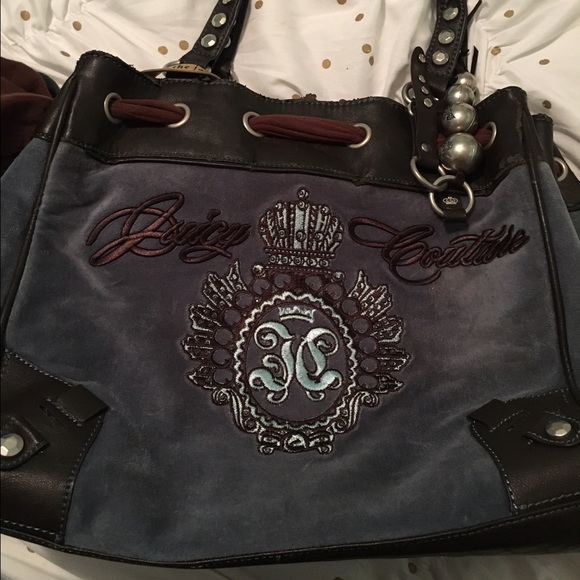 Juicy couture velour handbag💜
