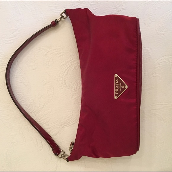 Red Nylon Prada Purse