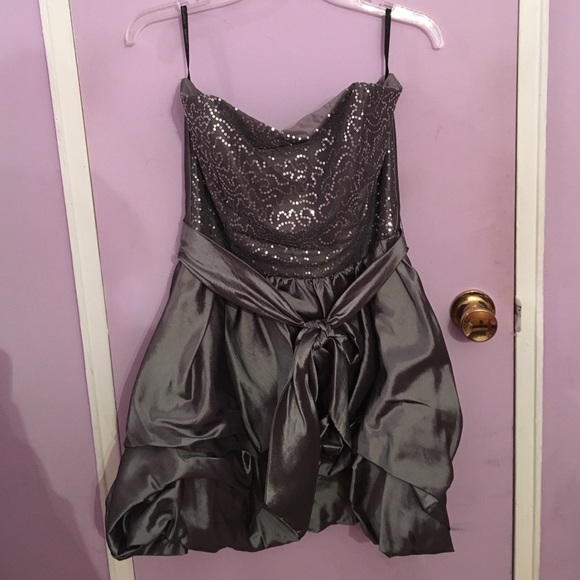 Jessica McClintock short sequin dress!