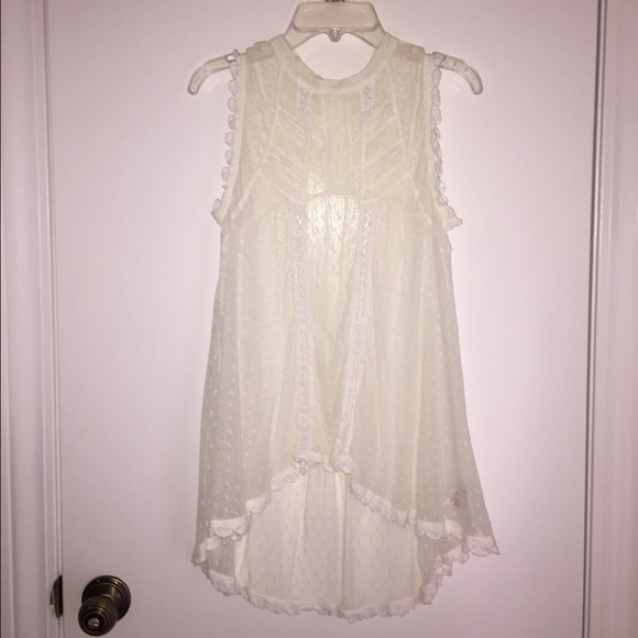 see through over shirt from free people