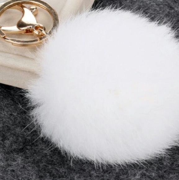 Accessories - Real rabbit fur ball