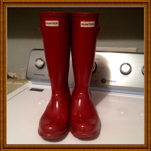 Red Hunter Boots