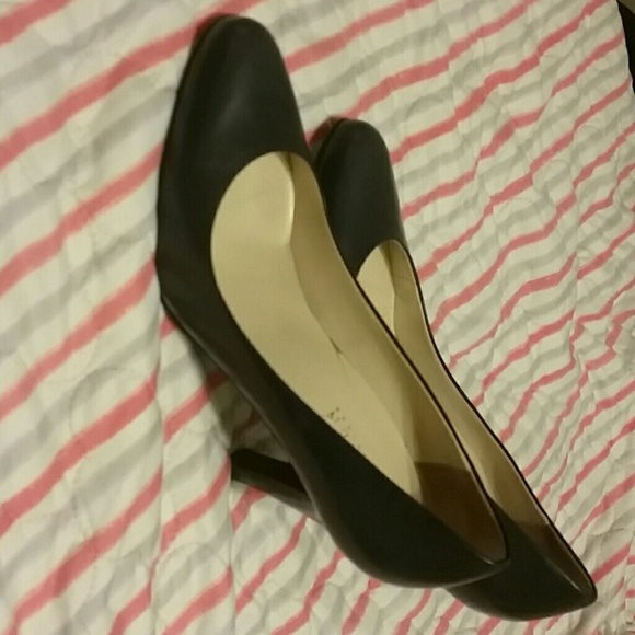 Ralph Lauren classic heels blue