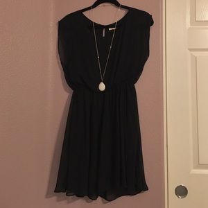 Lush classic black dress