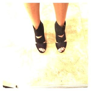 Black Charlotte Russe high heels.