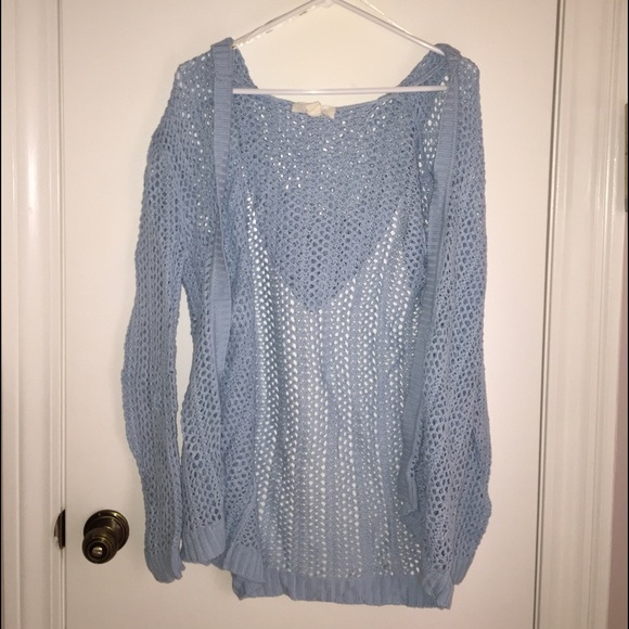 blue cardigan/sweater from forever 21