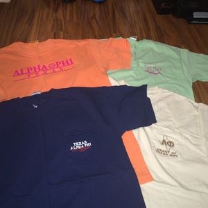 Alpha phi large tshirts