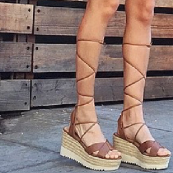 Aldo wedge sandals.