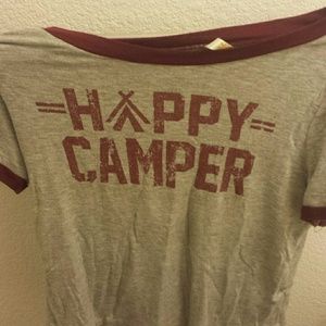 Happy camper crop top