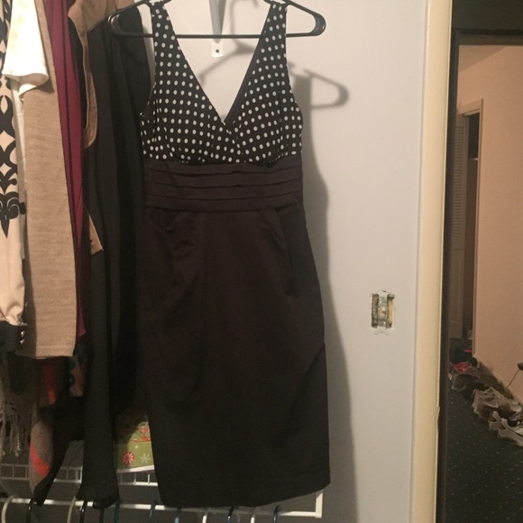 Black polka dot dress Maurices!