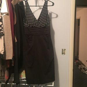 Black polka dot dress Maurices!