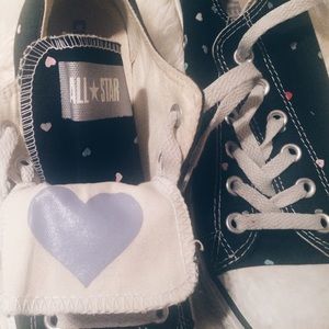 Converse all star black sneakers