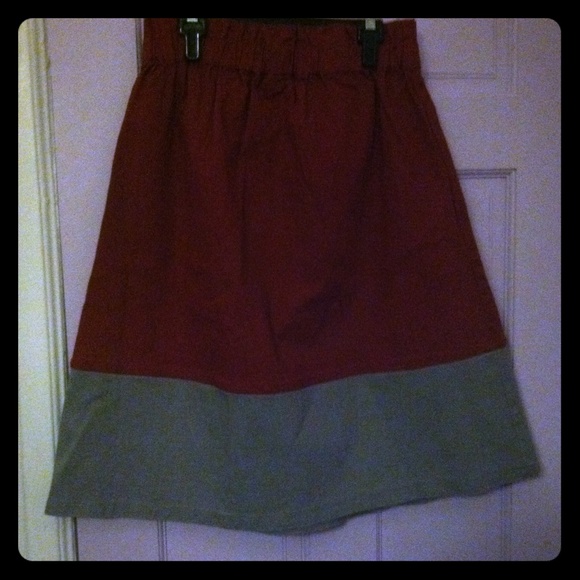 Colorblock Midi Skirt - Picture 1 of 3