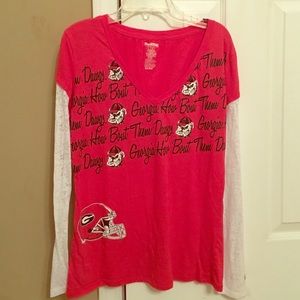 UGA/ Bulldogs long sleeve tee