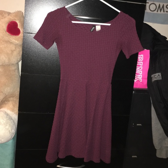 Dark burgundy dress