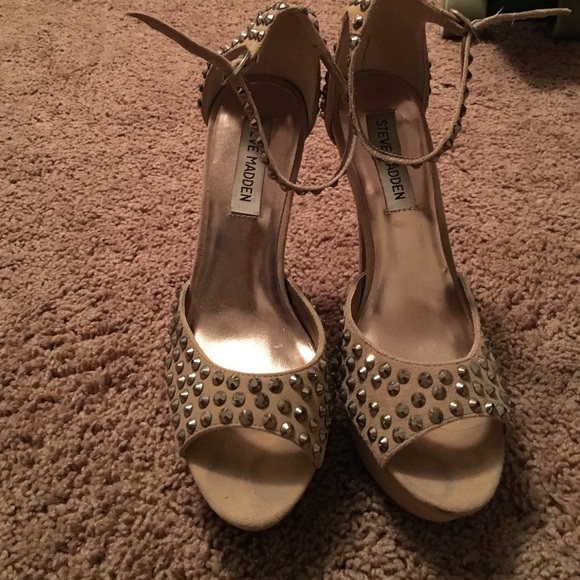 Steve Madden studded heels