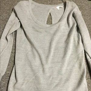 Abound sweater with open back
