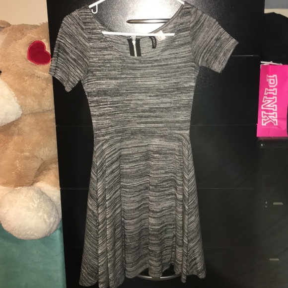 Black & grey dress