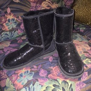Brand New!! Sequin Black Uggs