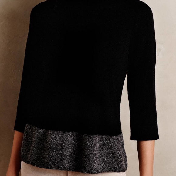 Anthropologie Angel of the North Blk Evi Pullover