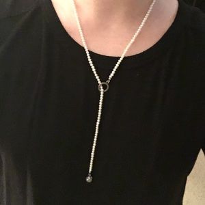 Pandora pearl necklace