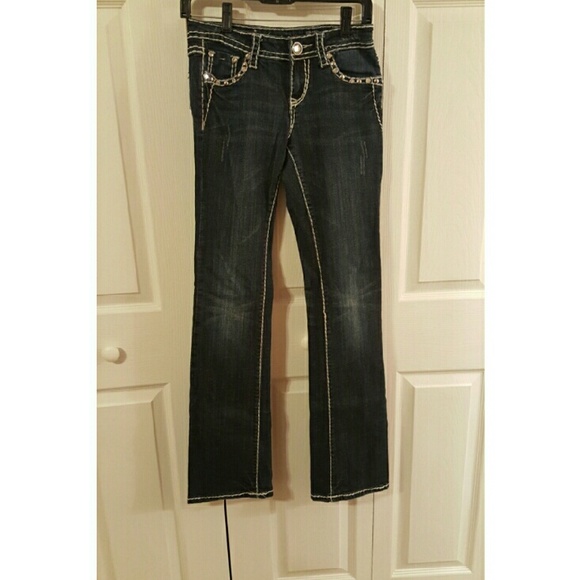 Bling LA IDOL flare jeans - Picture 1 of 3