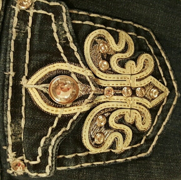 Bling LA IDOL flare jeans - Picture 3 of 3
