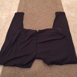 Lulu lemon black full length leggings so 12