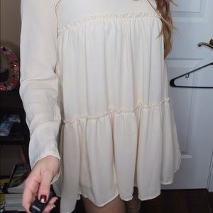 Baby doll dress, fits loose but flattering
