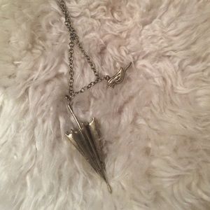 Umbrella pendant necklace