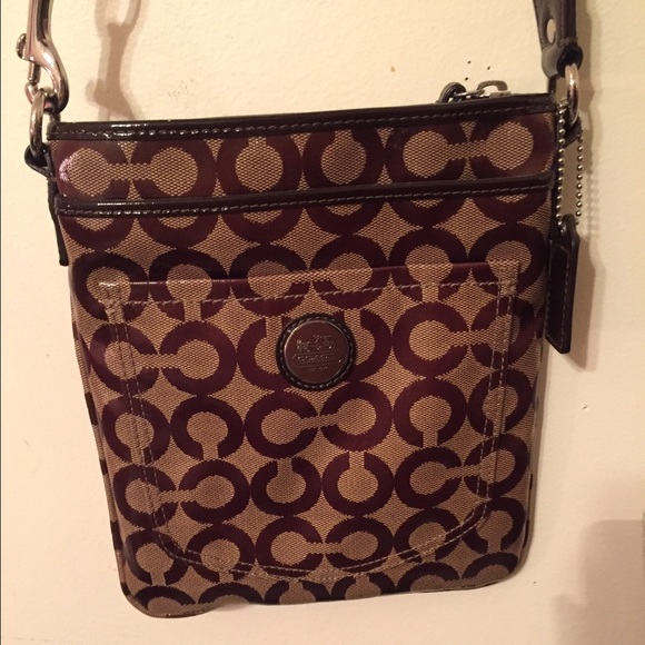 Coach across body purse