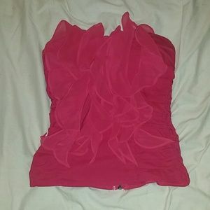 Body Central Zip Up Tube Top