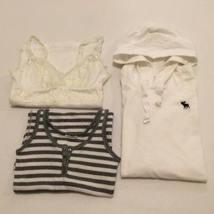 Abercrombie & Fitch • Tank & Hoodie Bundle • XS