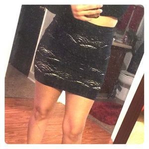 Bebe stretch mini skirt