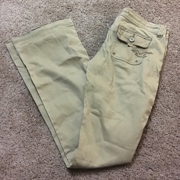 Khaki hollister pants