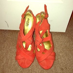 Charlotte Russe Orange heels