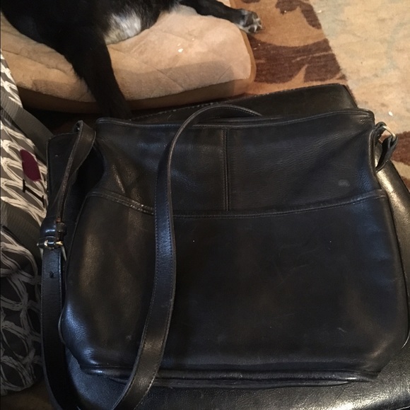 Coach Handbags - Vintage authentic Coach black leather bag