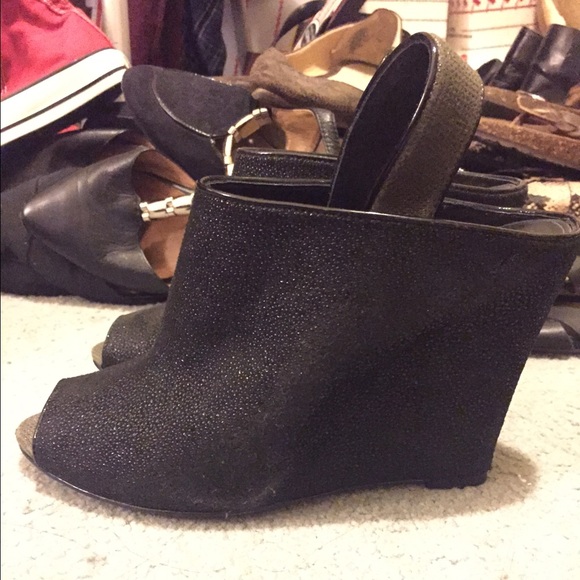 Rebecca Minkoff wedge mules