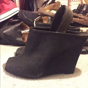 Rebecca Minkoff wedge mules