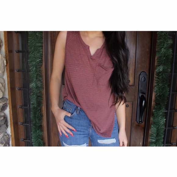 Free People Striped Top