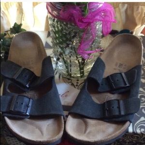 Navy blue Betula Birkenstocks
