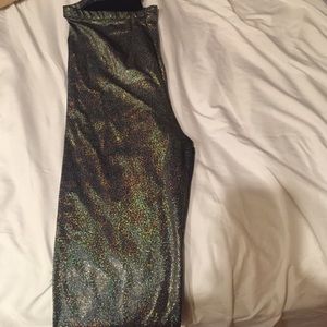 holographic tights!!