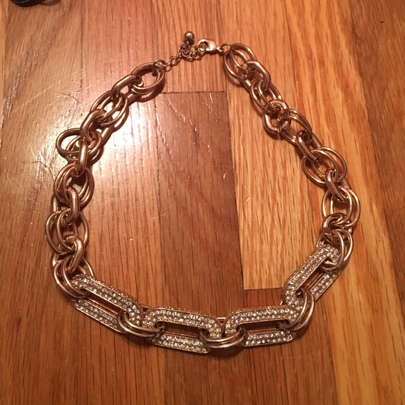 gold and diamond chain choker