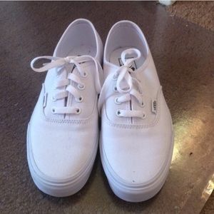 Brand New White Vans