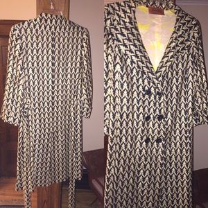 Missoni double breasted jacket 3/4 length sleeve