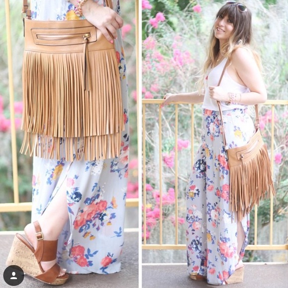 Mudd floral split leg wide pant - Picture 3 of 4