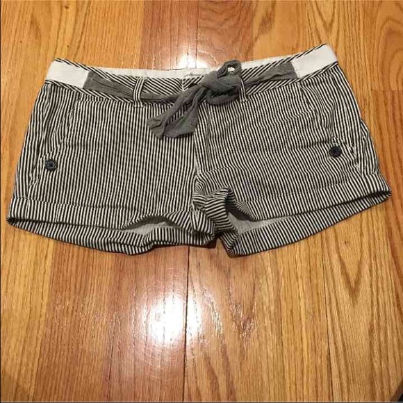 Pin striped shorts